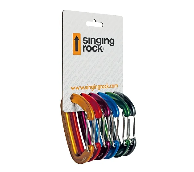 Carabiner VISION straight 6pack