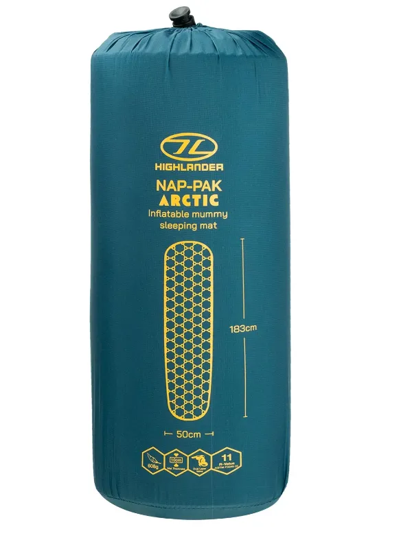 NAP PAK ARCTIC R11 MUMMY LITE INFLATABLE